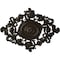 Ekena Millwork Katheryn Ceiling Medallion, Hand-Painted Stone Hearth, 22 1/2"W x 30 3/8"H x 1 1/2"P CM30KTSHF - alternate 1